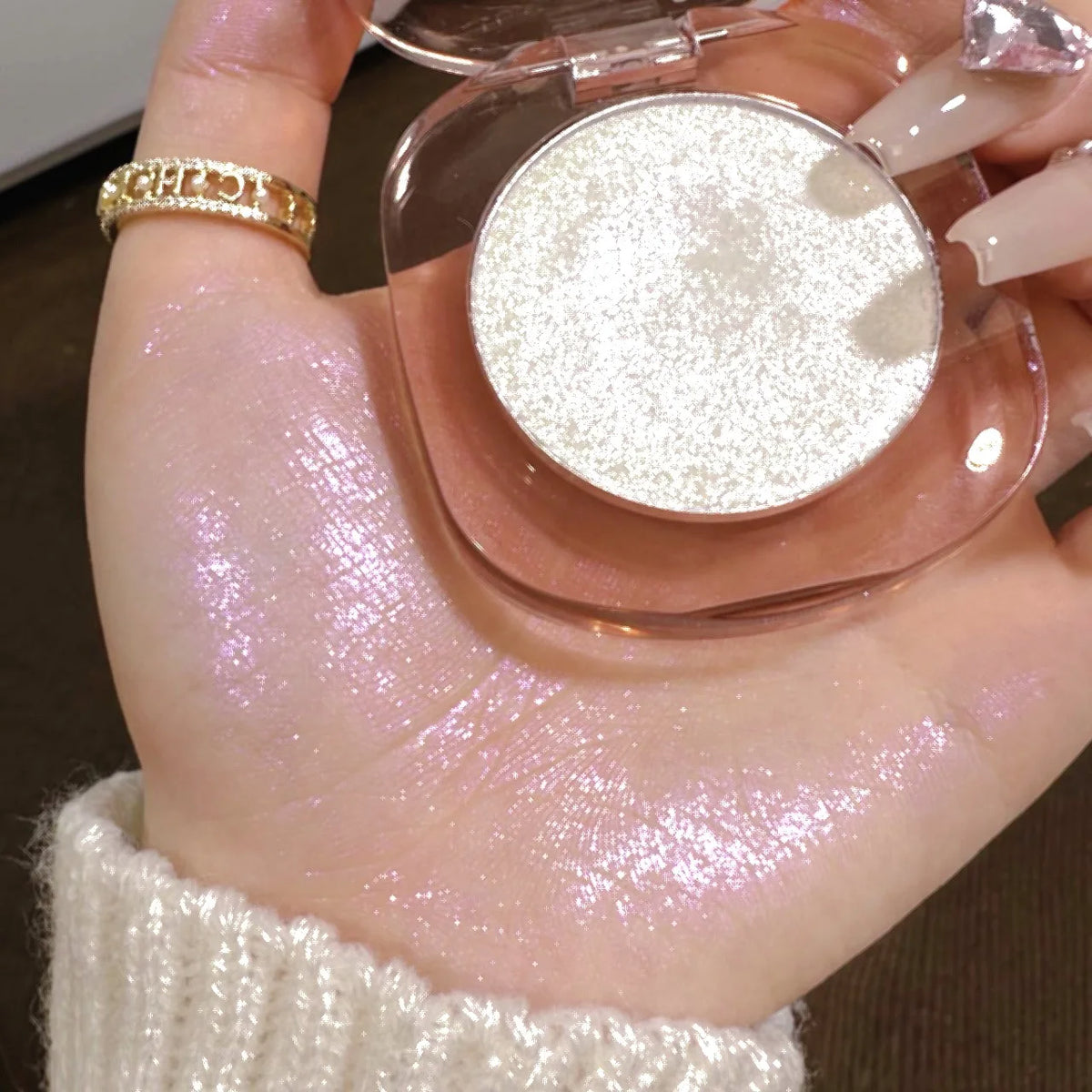 Shimmer Diamond Highlighter Powder Palette