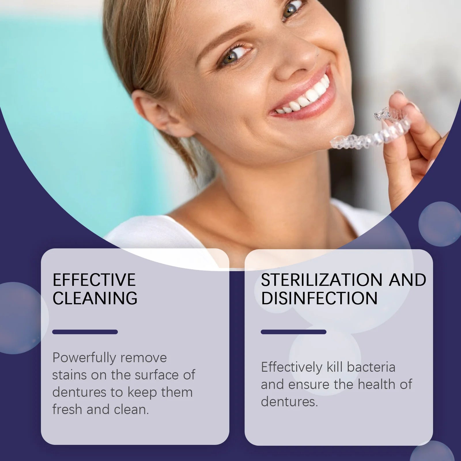 Effervescent Denture and Retainer Cleaning Tablets - 8