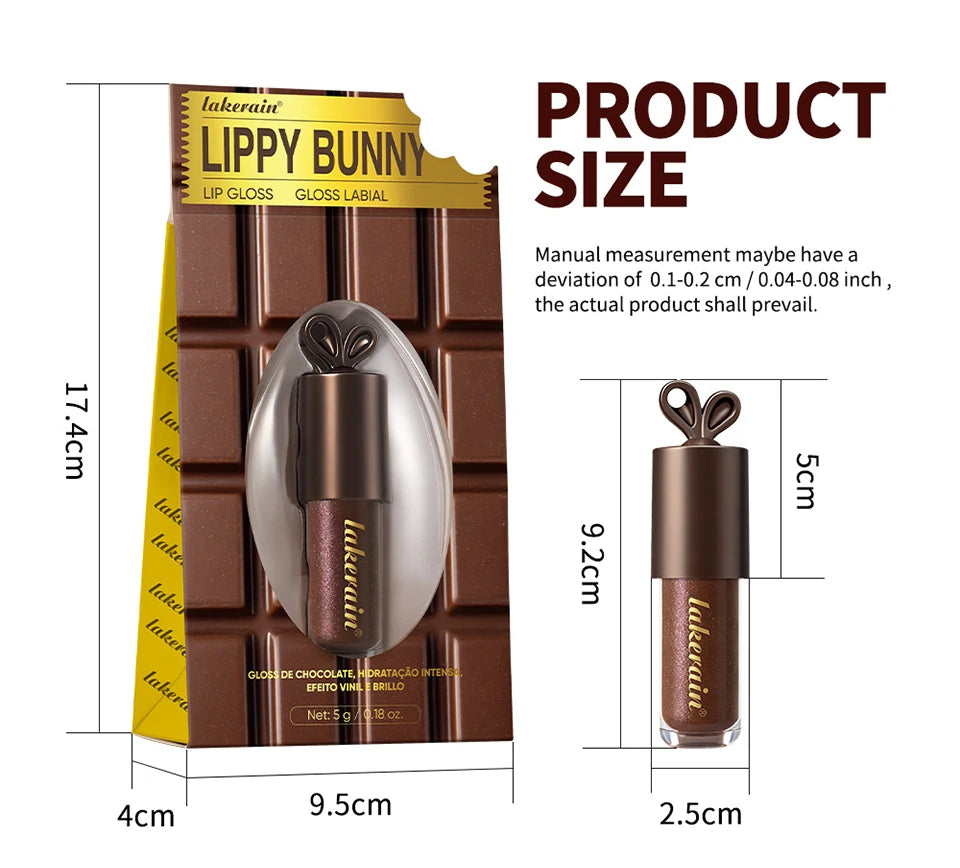Moisturizing Chocolate Shimmer Lip Gloss