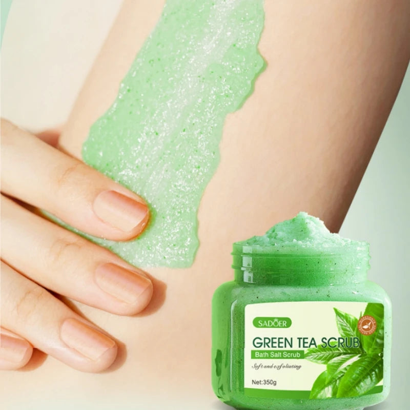 Exfoliating Green Tea Body Scrub for Smooth Radiant Skin