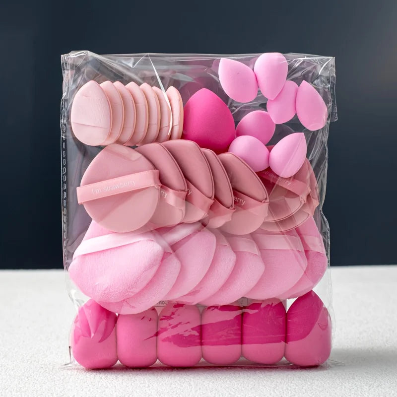 35-Piece Professional Makeup Applicator and Beauty Sponge Set