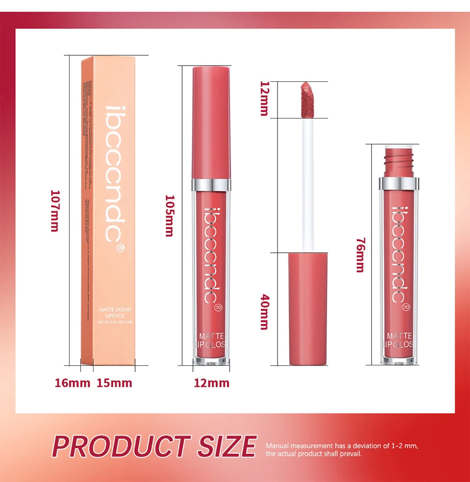 Waterproof Matte Liquid Lipstick - 20