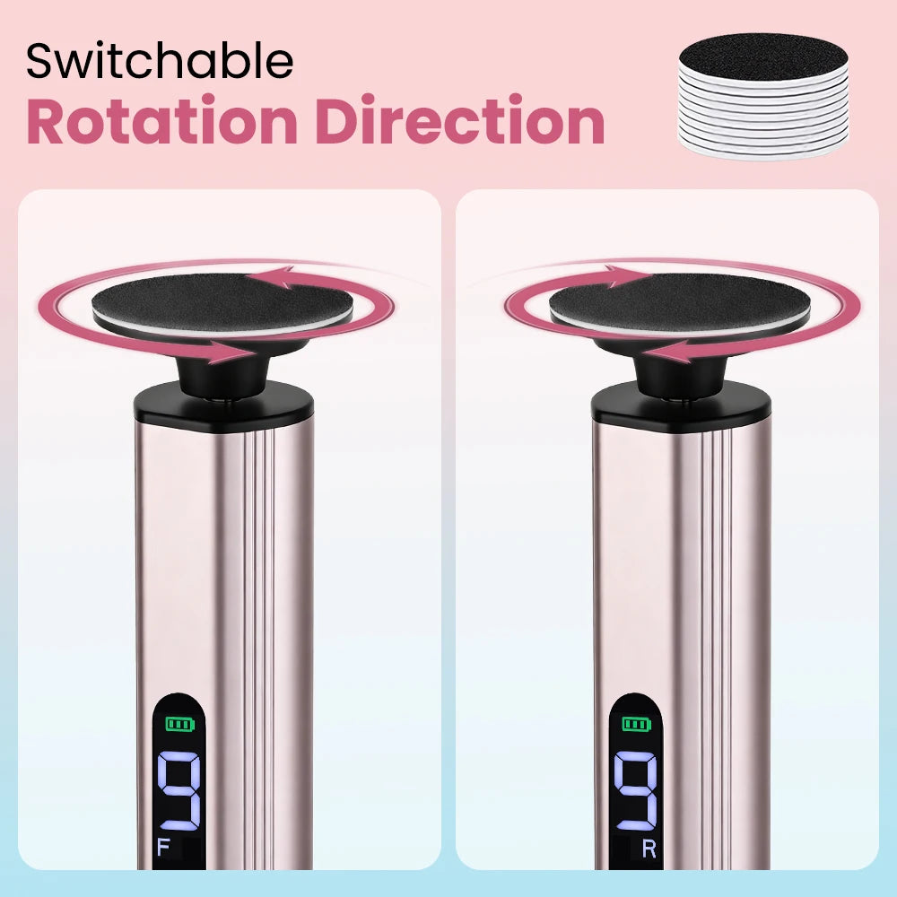 Electric Foot Callus Remover with 9 Speed Settings - 5