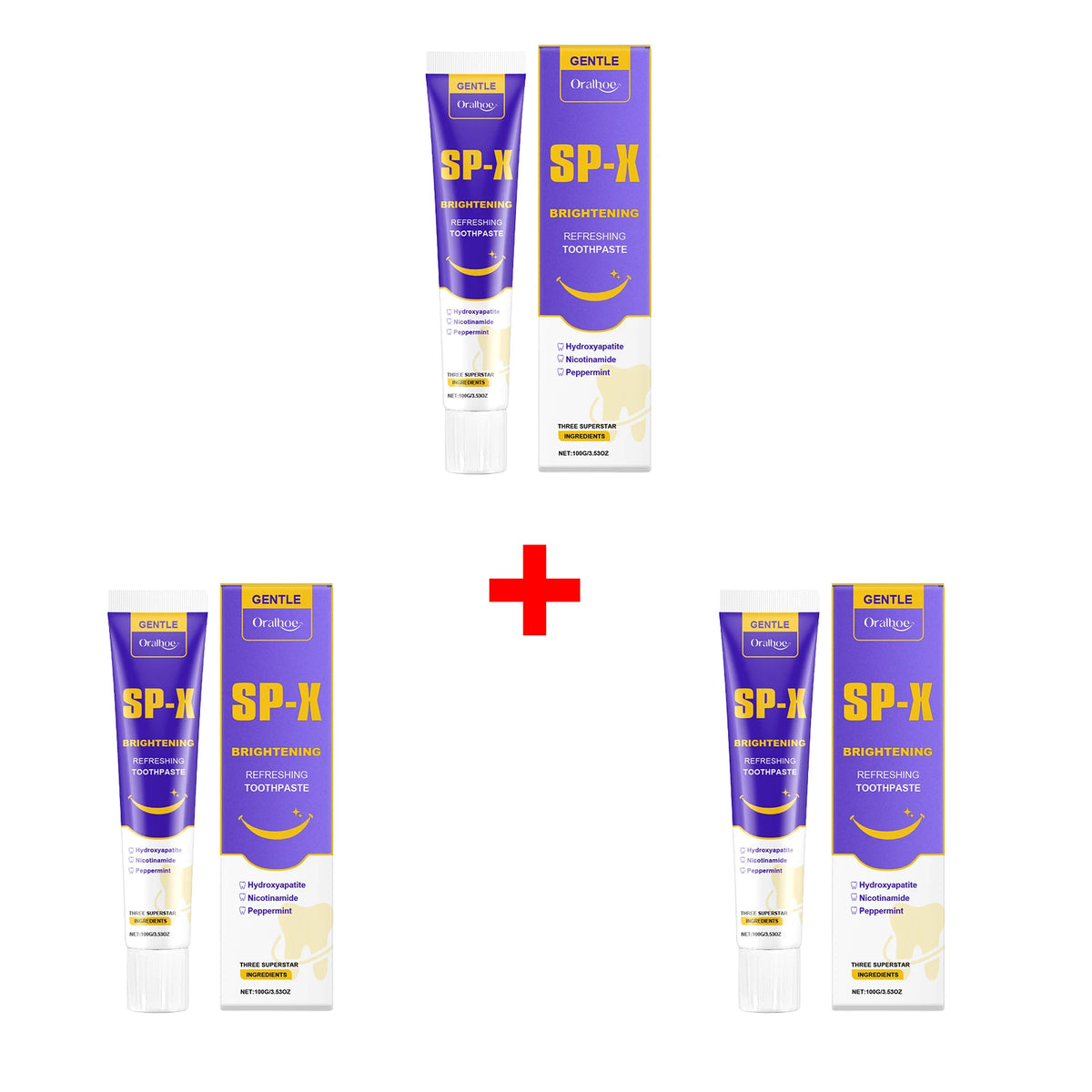 Brightening Toothpaste for Teeth Whitening and Stain Removal