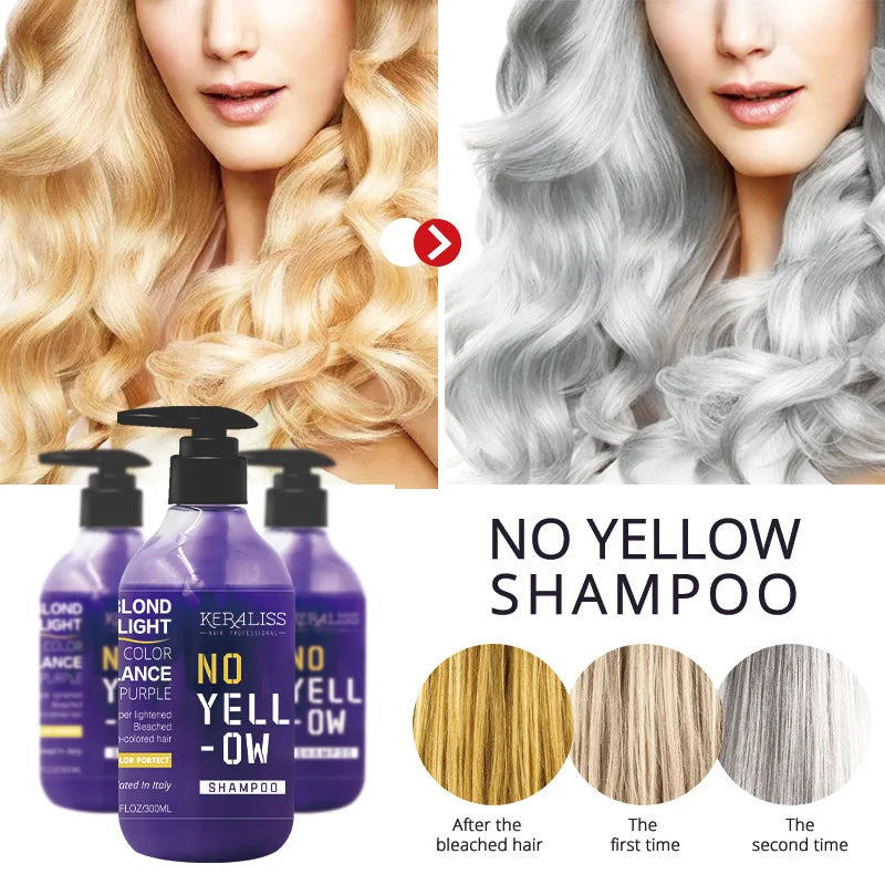 Purple Toning Shampoo for Blonde and Silver Hair - 1
