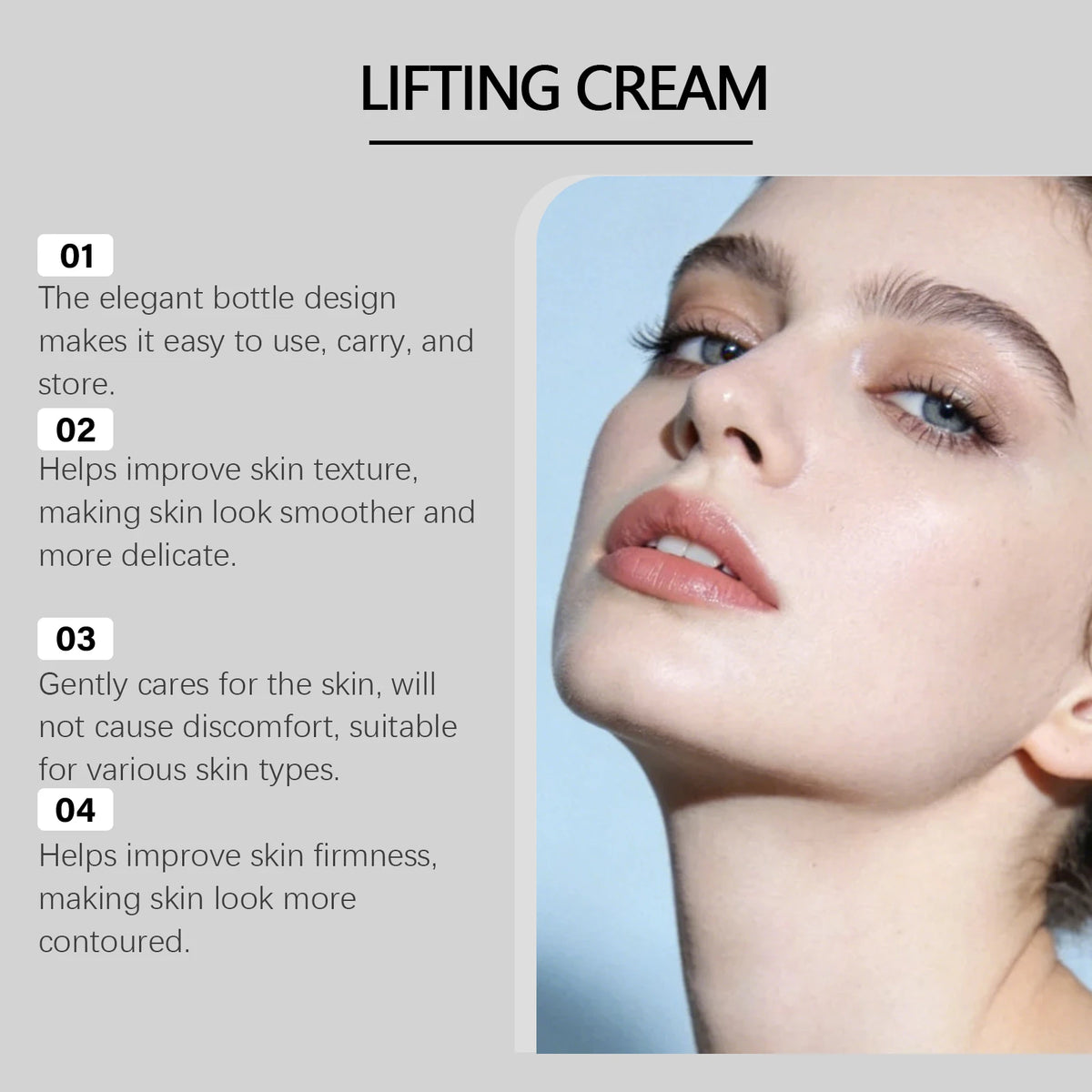 3D Face and Neck Firming Lifting Cream