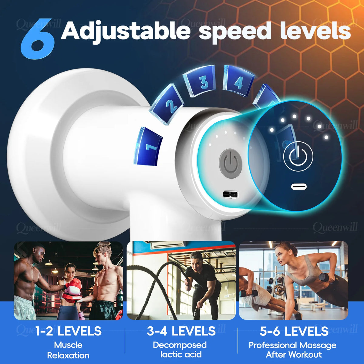 Portable Deep Tissue Body Sculpting Massage Gun