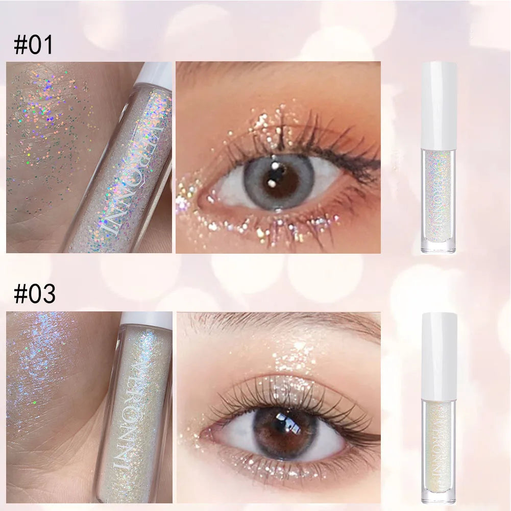 Waterproof Shimmer Liquid Glitter Eyeshadow - 8