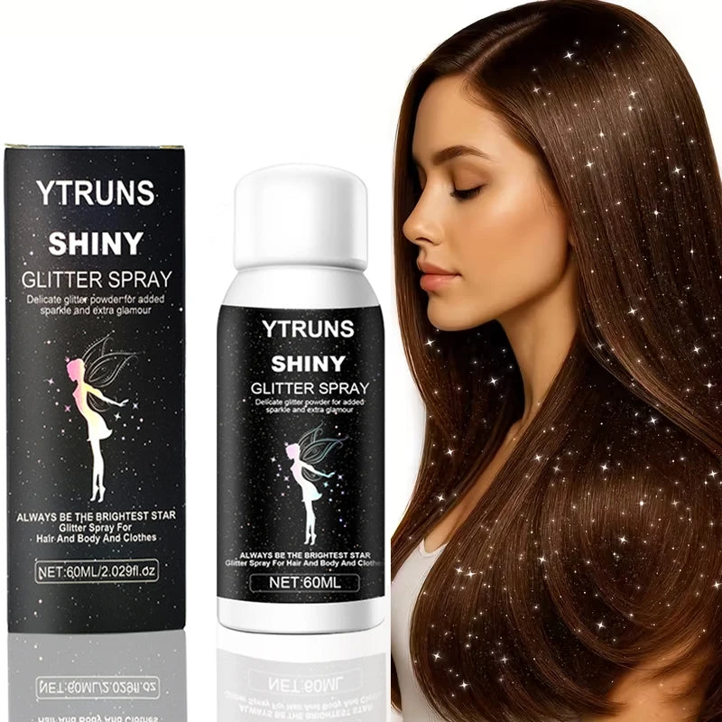 Shimmering Glitter Spray for Hair and Body
