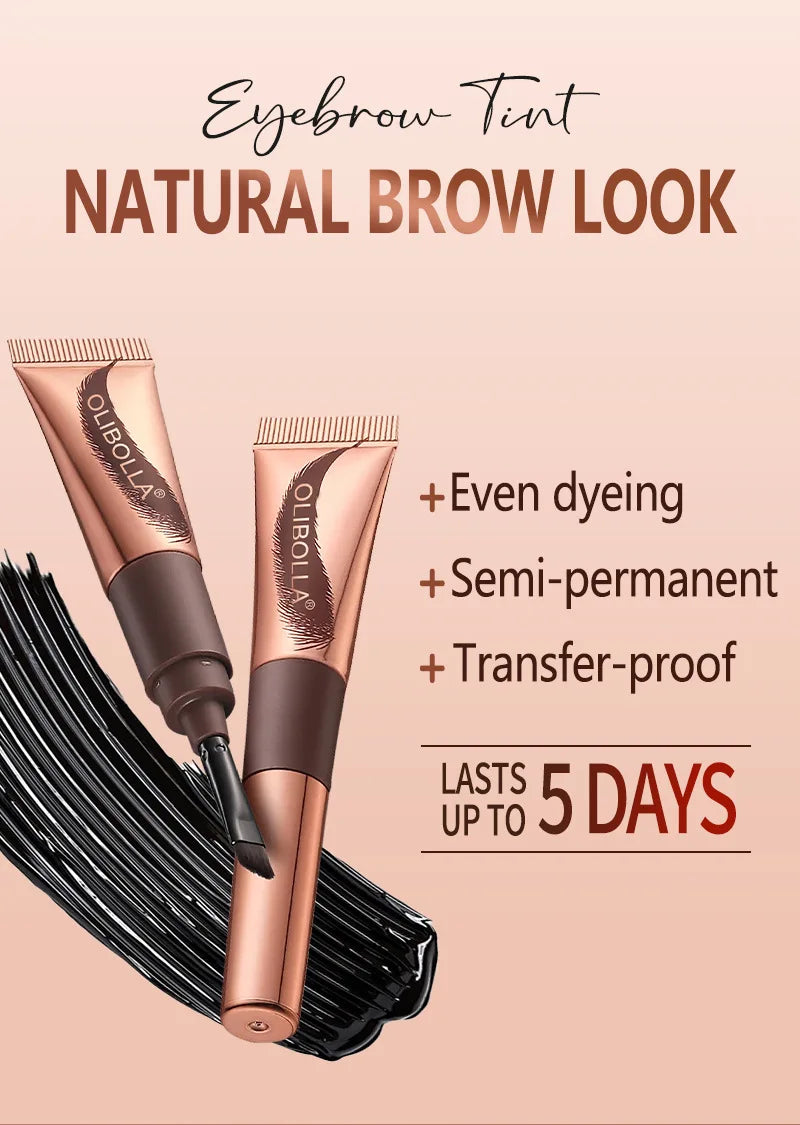 Long-Lasting Waterproof Peel-Off Eyebrow Tint Gel