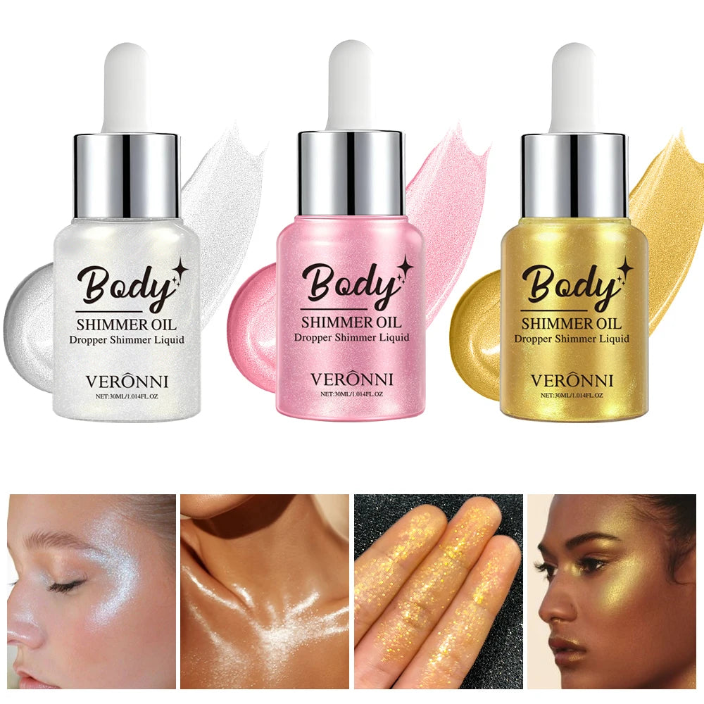 Liquid Shimmer Body and Face Highlighter - 1