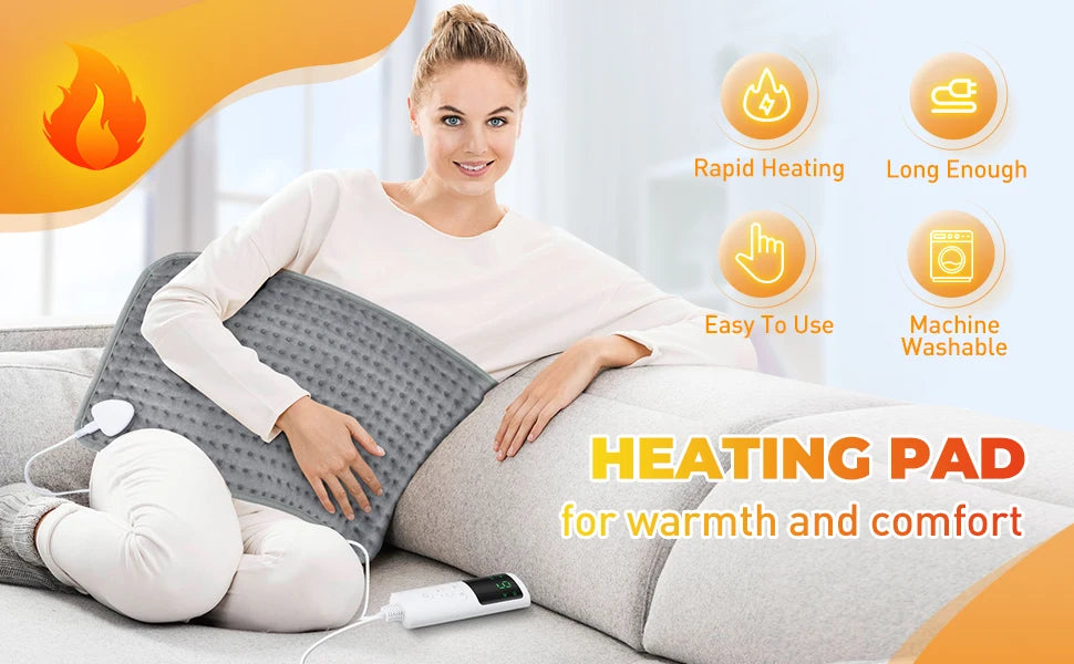Electric Heating Pad for Pain Relief and Muscle Relaxation