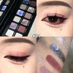 12-Color Shimmer and Matte Eyeshadow Palette