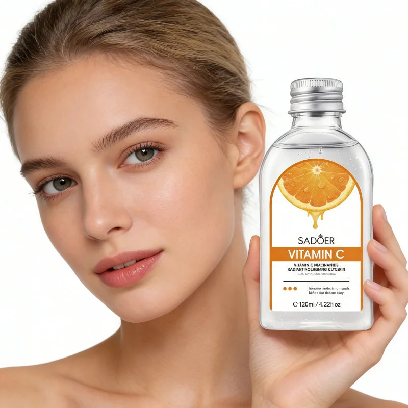 Vitamin C Brightening Face Serum for Radiant Hydrated Skin