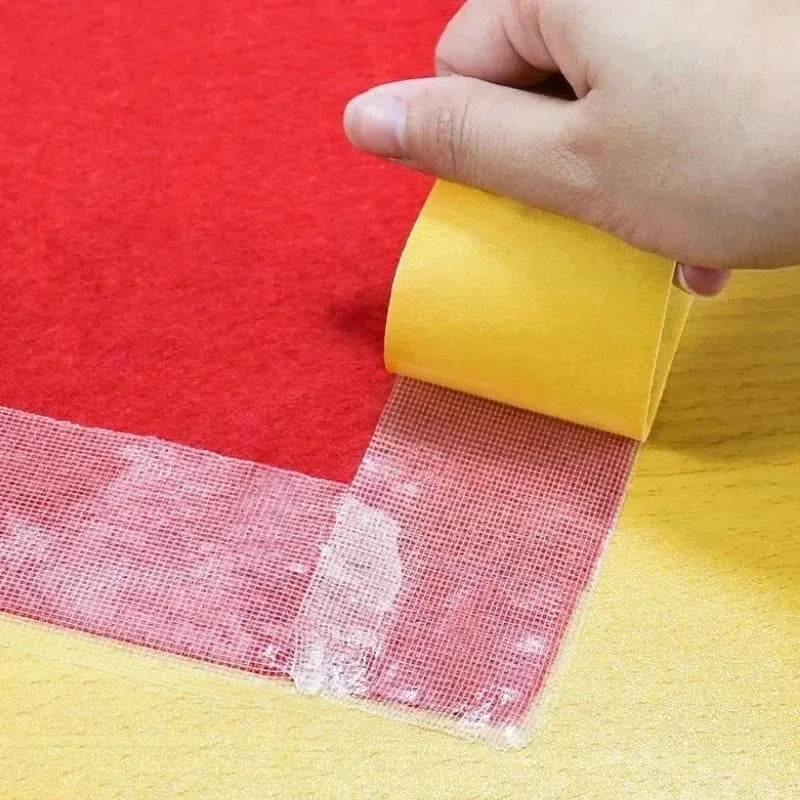 Heavy-Duty Double-Sided Adhesive Mesh Tape for Carpet Repair