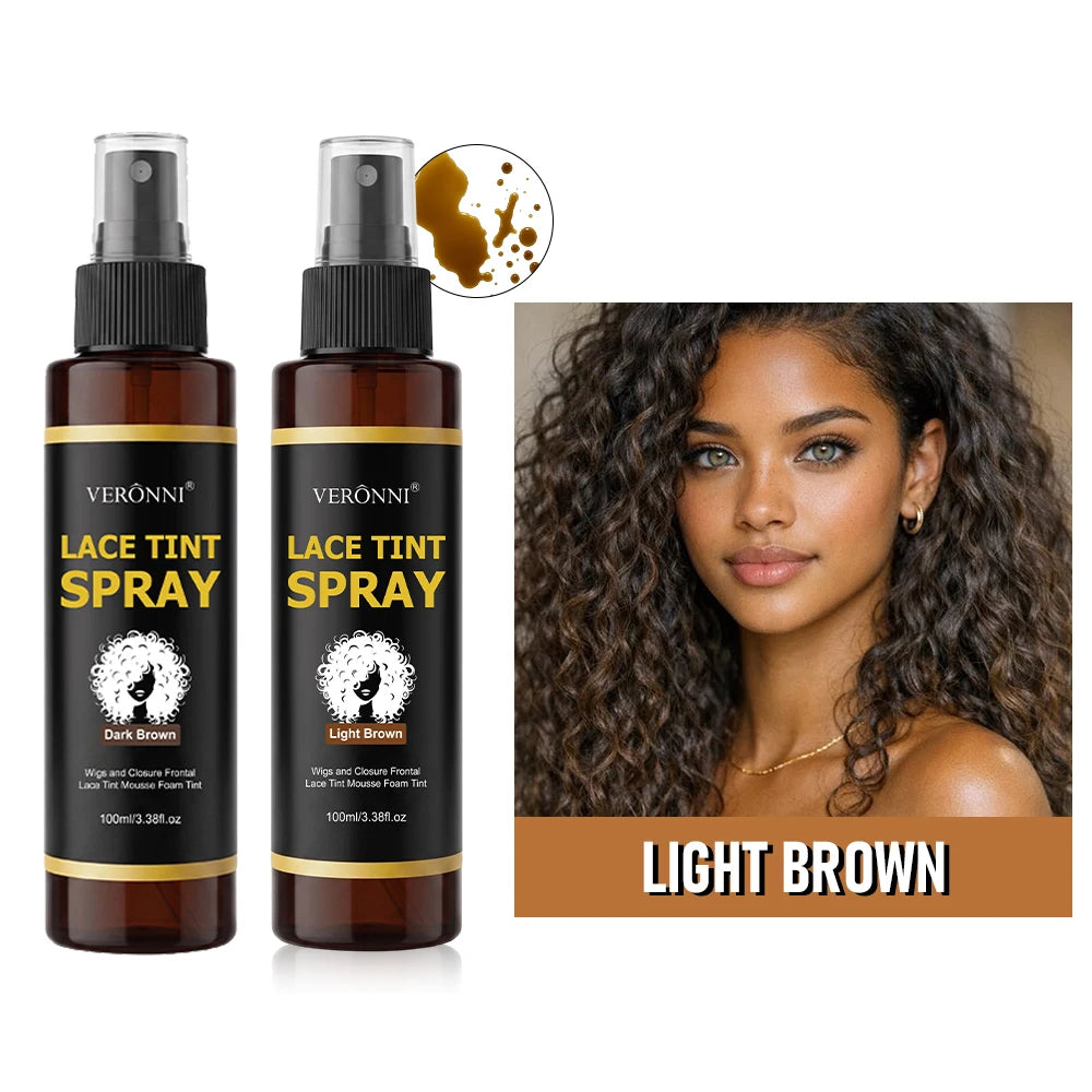 Waterproof Lace Tint Spray for Wigs and Lace Closures