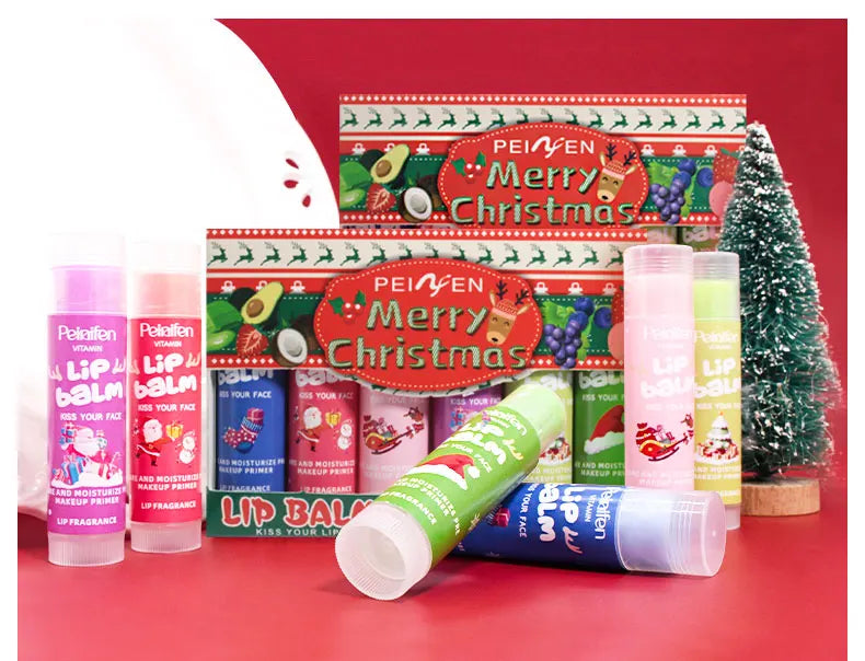 Fruit Flavored Moisturizing Lip Balm Set