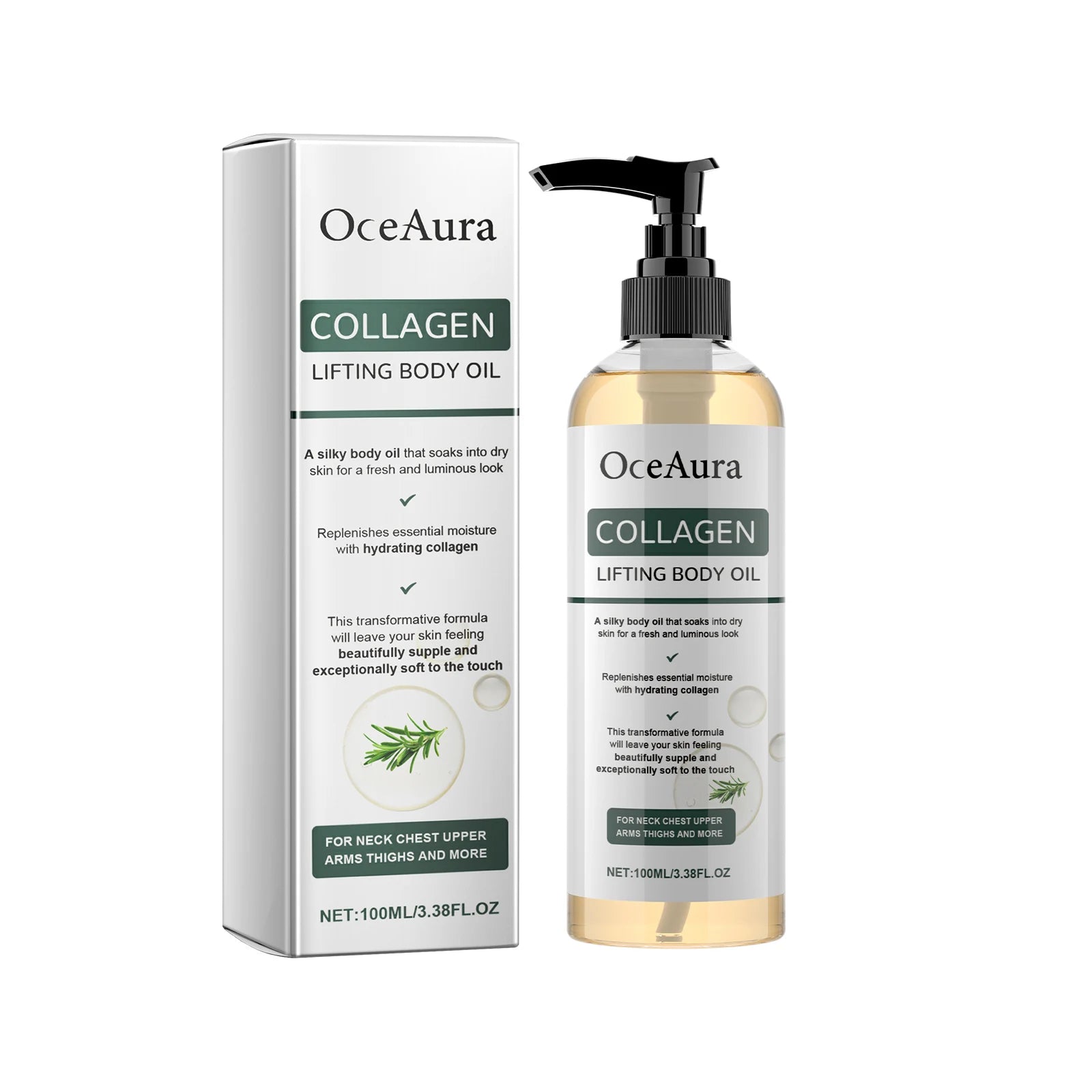 Collagen Firming Body Oil for Skin Tightening and Hydration - 15
