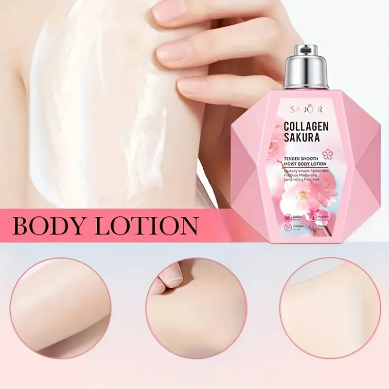 Collagen Sakura Moisturizing Body Lotion for Smooth Skin