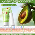 Moisturizing Peach Hand Cream and Lip Balm Set