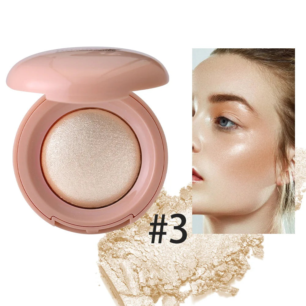 Shimmering Face Highlighter Powder for Natural Glow