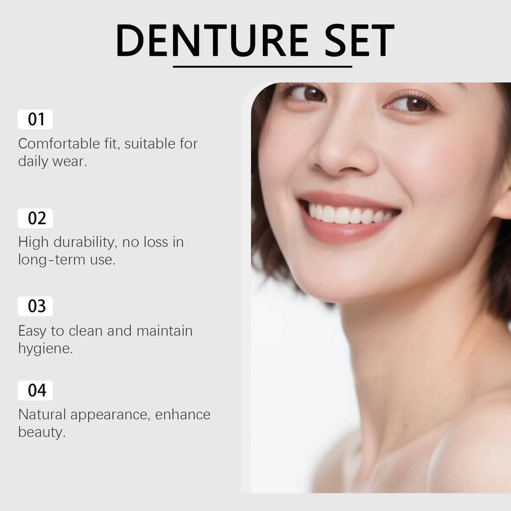 Comfortable Silicone Smile Enhancer Dentures