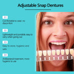 Adjustable Snap-On Cosmetic Dentures for Smile Restoration