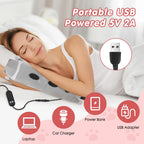 USB Heated Cat Plush Pillow for Hand Warming and Relaxation