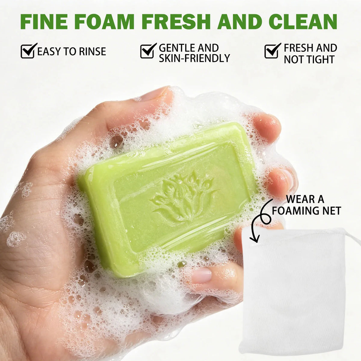 Tea Tree Oil Soothing Cleansing Bar for Face and Body