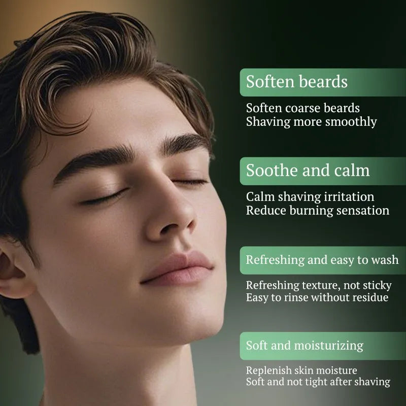 Men's Moisturizing Beard Softening Shaving Foam