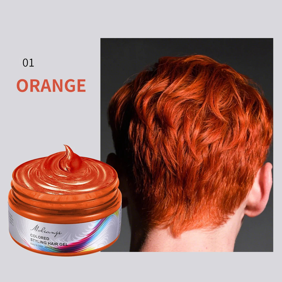 Temporary Color Hair Styling Wax