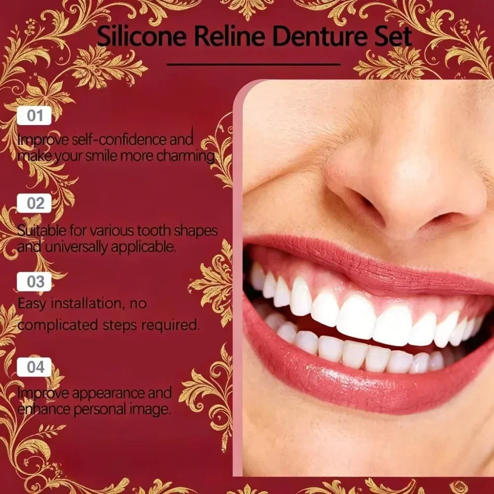 Comfort Fit Silicone Denture Set for Daily Use - 9