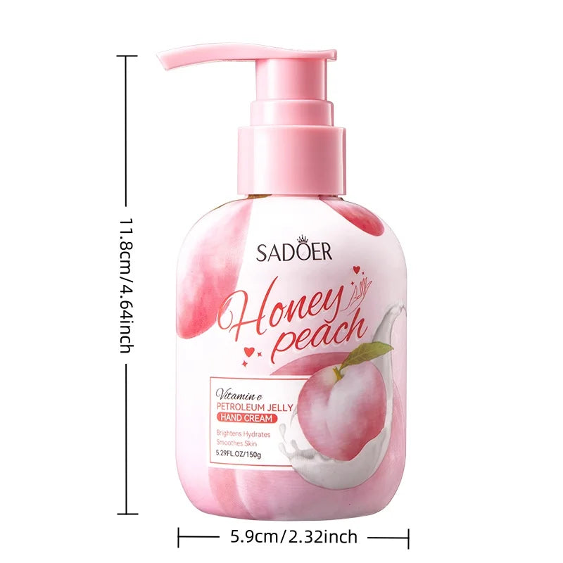 Honey Peach Vitamin E Moisturizing Hand Cream