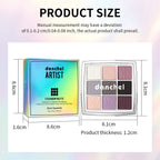 9-Color Professional Eyeshadow Palette for Daily and Party Looks