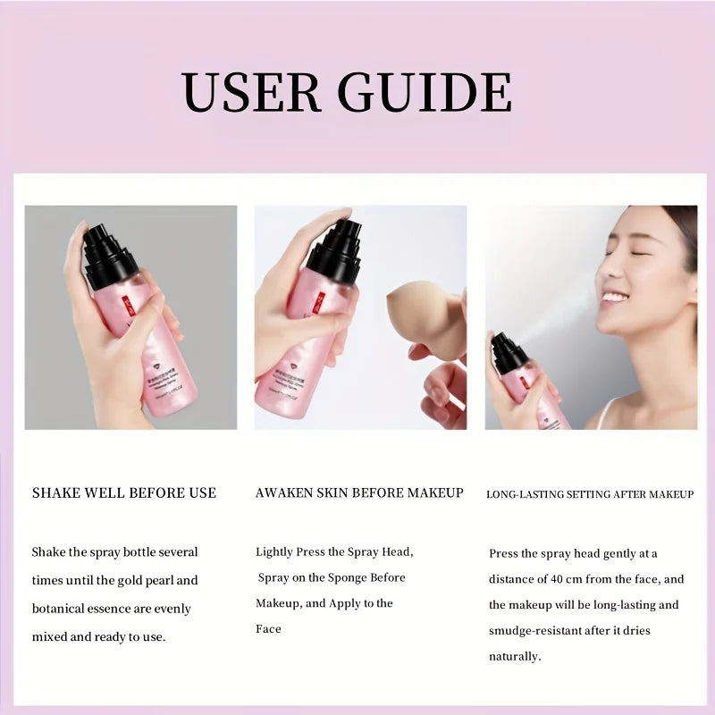 Long-Lasting Moisturizing Makeup Setting Spray