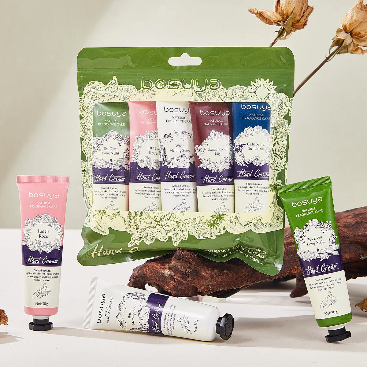 5-Piece Perfumed Moisturizing Hand Cream Set