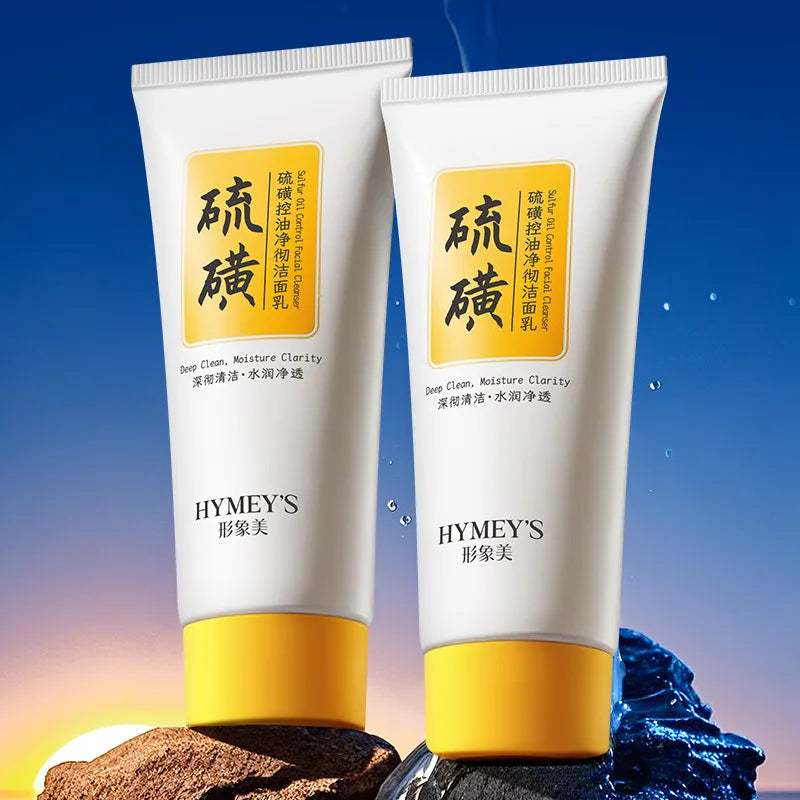 Sulfur Oil Control Facial Cleanser for Clear Skin