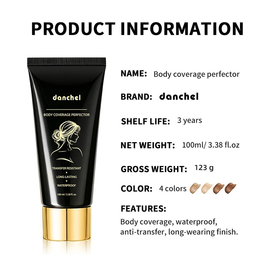 Waterproof Full Body Coverage Concealer for Scars and Tattoos