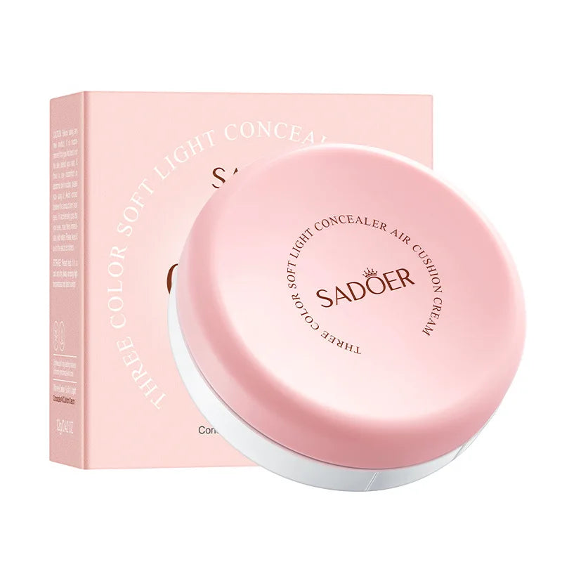 Three-Color Brightening Concealer Cushion Foundation