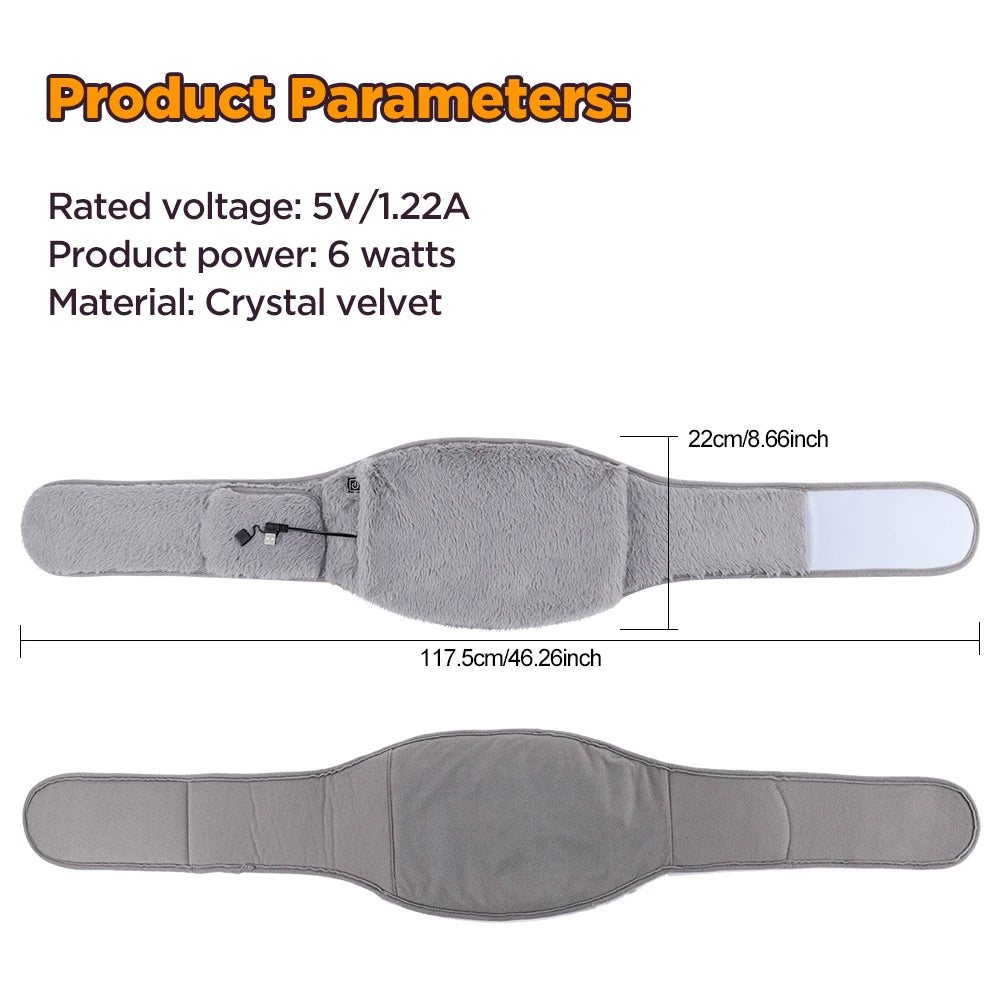 Electric Heating Waist Belt and Hand Warmer for Pain Relief