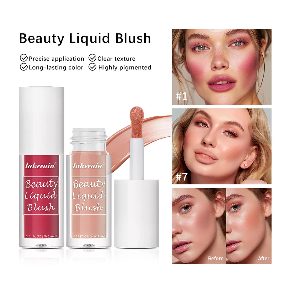Long-Lasting Waterproof Liquid Blush