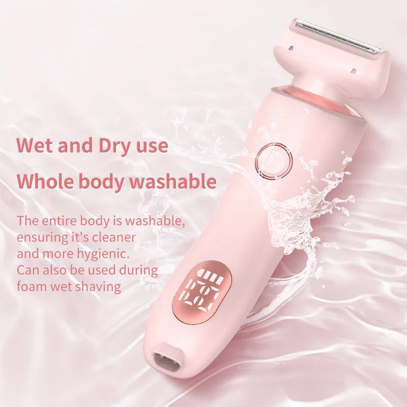 Pain-Free Electric Shaver for Women Body and Facial Hair