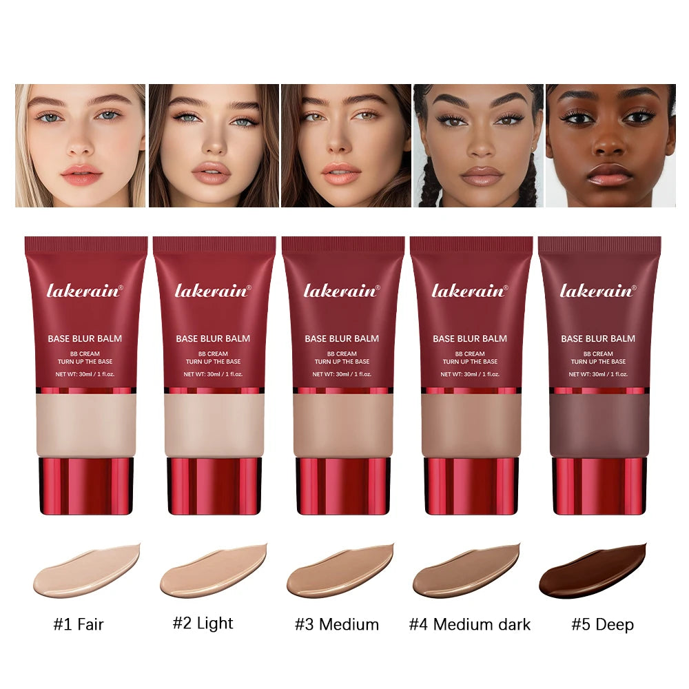 4-Piece Long-Lasting Waterproof Makeup Base and Setting Set