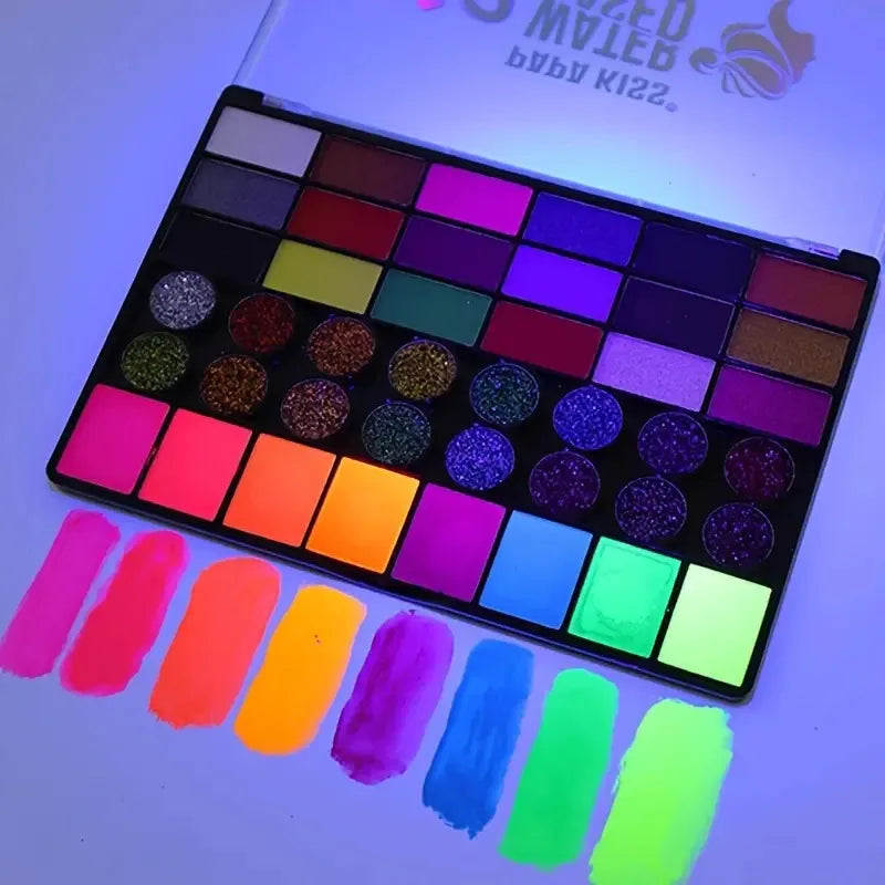 42-Color Water-Activated Face and Body Paint Makeup Set