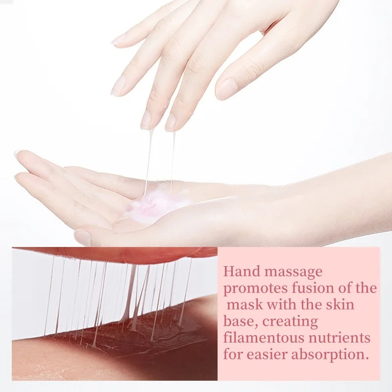 Hydrating Peach Sleeping Face Mask for Radiant Skin