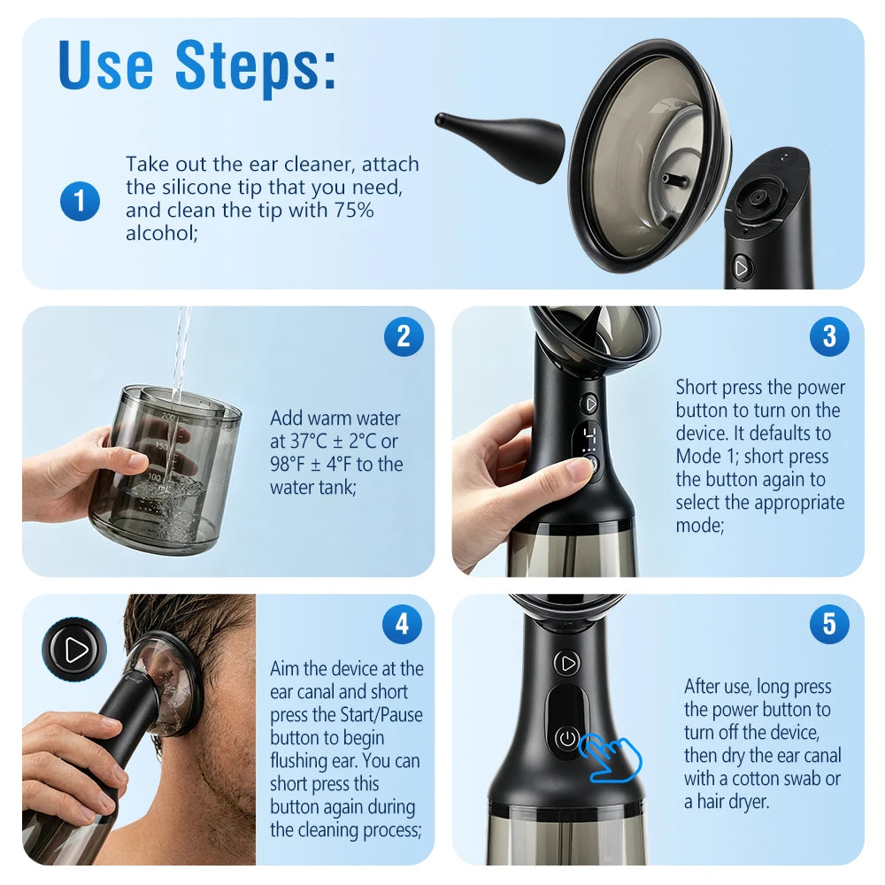 Electric Ear Wax Removal Irrigation Kit