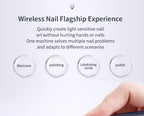 Electric Cordless Nail Drill and Manicure Kit