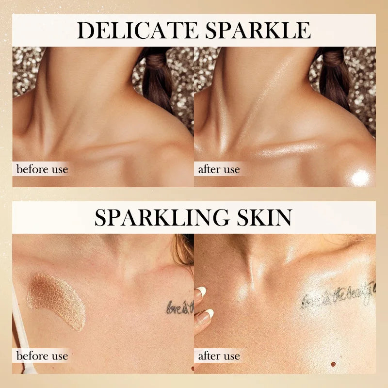 Shimmering Body Highlighter Oil for Radiant Skin