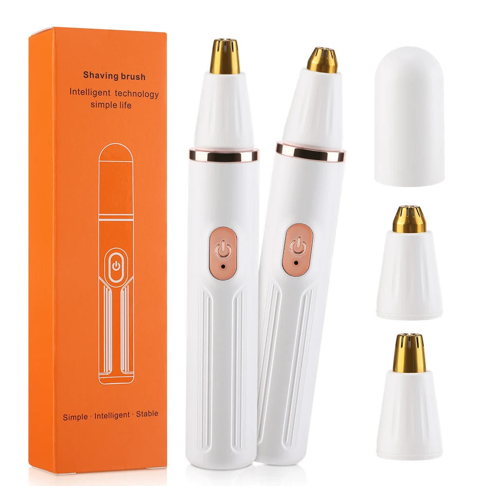 2-in-1 Electric Eyebrow and Nose Hair Trimmer