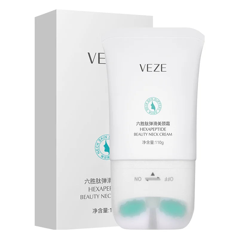 Firming Six-Peptide Elastic Neck Cream for Hydrated Skin